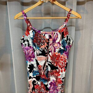 Silhouette Solution Floral Swim Top